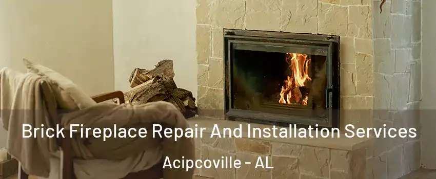 Brick Fireplace Repair And Installation Services Acipcoville - AL