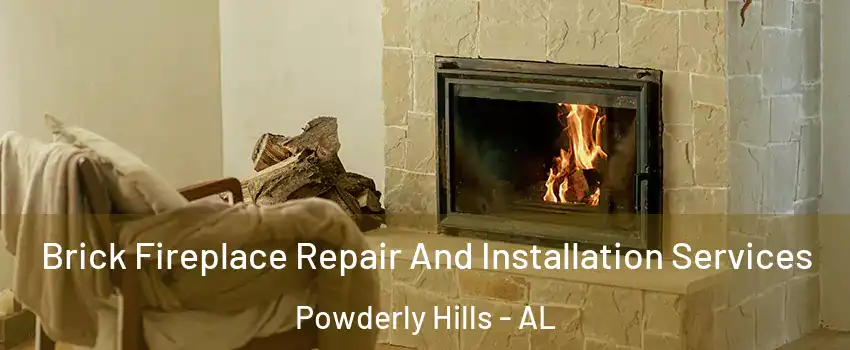 Brick Fireplace Repair And Installation Services Powderly Hills - AL