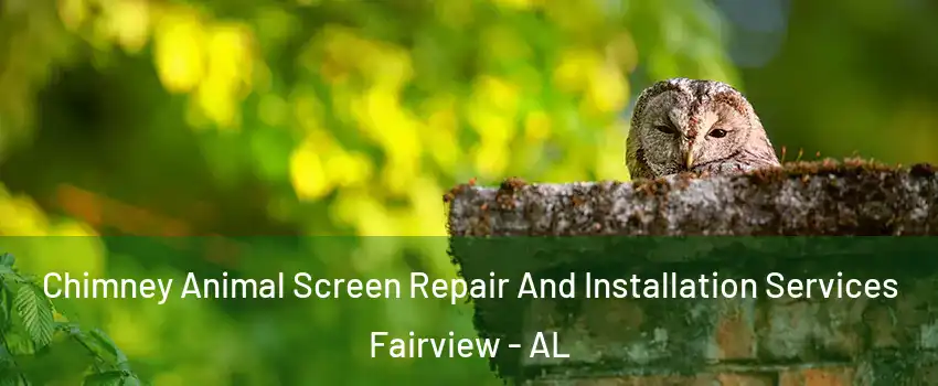 Chimney Animal Screen Repair And Installation Services Fairview - AL