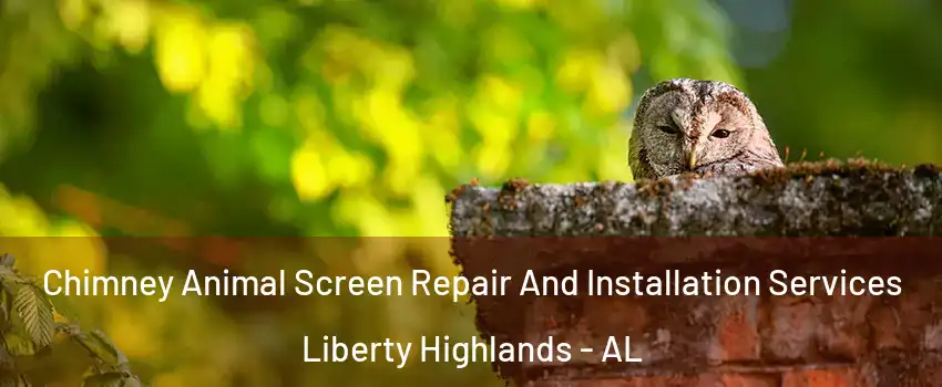 Chimney Animal Screen Repair And Installation Services Liberty Highlands - AL
