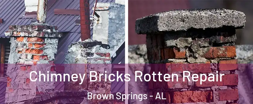 Chimney Bricks Rotten Repair Brown Springs - AL