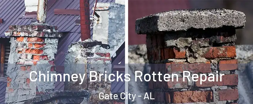Chimney Bricks Rotten Repair Gate City - AL