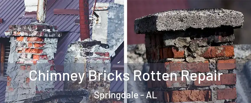 Chimney Bricks Rotten Repair Springdale - AL