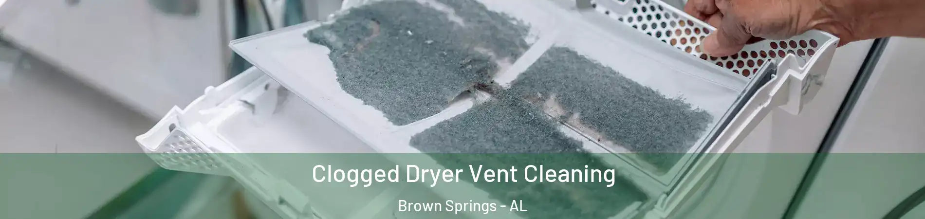 Clogged Dryer Vent Cleaning Brown Springs - AL