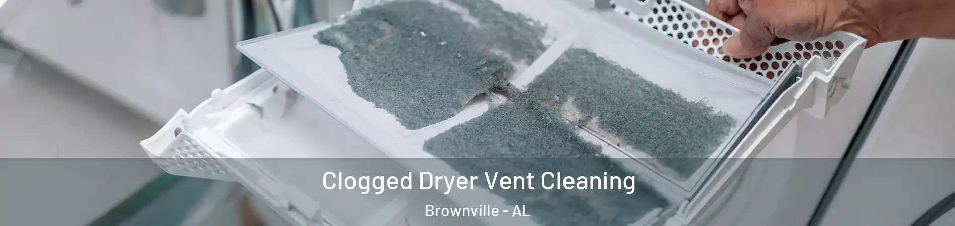 Clogged Dryer Vent Cleaning Brownville - AL