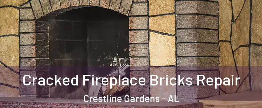 Cracked Fireplace Bricks Repair Crestline Gardens - AL