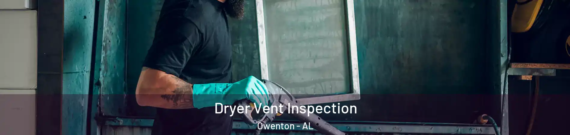 Dryer Vent Inspection Owenton - AL