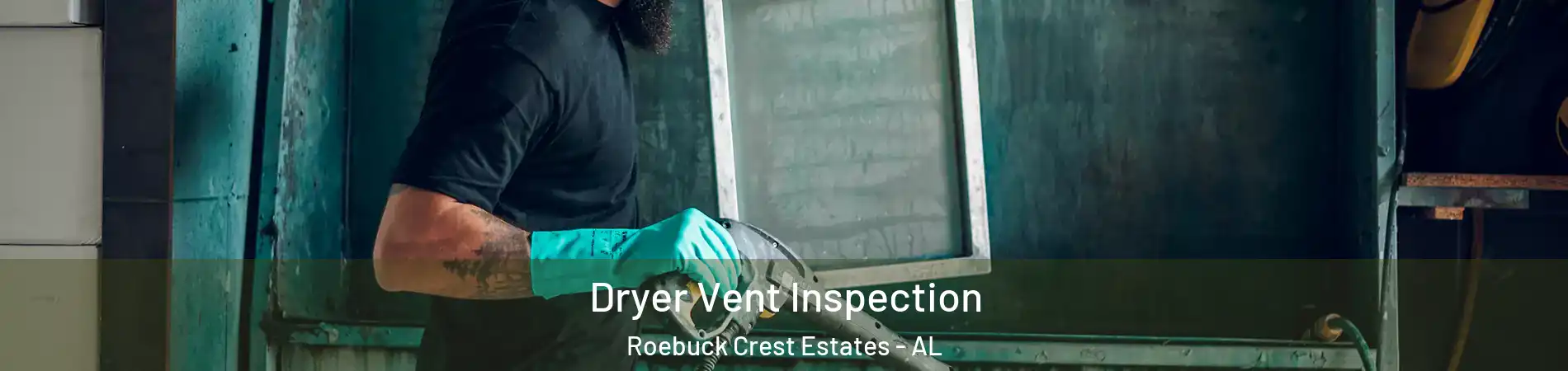 Dryer Vent Inspection Roebuck Crest Estates - AL