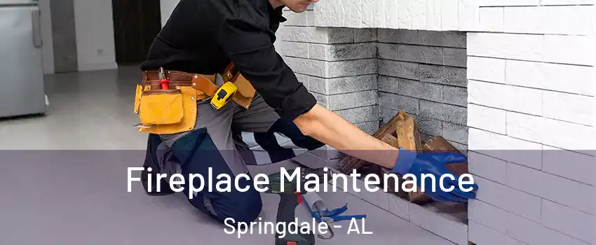 Fireplace Maintenance Springdale - AL