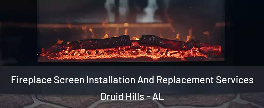 Fireplace Screen Installation And Replacement Services Druid Hills - AL
