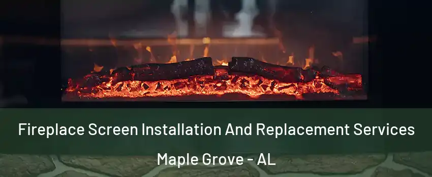 Fireplace Screen Installation And Replacement Services Maple Grove - AL