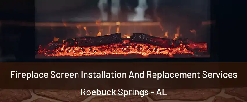 Fireplace Screen Installation And Replacement Services Roebuck Springs - AL