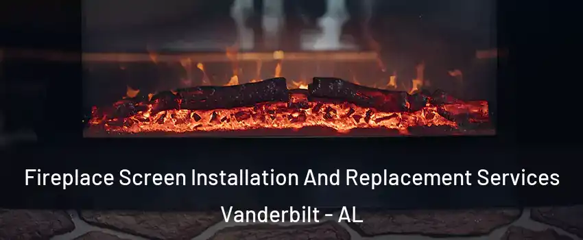 Fireplace Screen Installation And Replacement Services Vanderbilt - AL