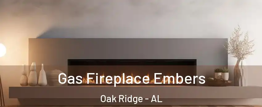 Gas Fireplace Embers Oak Ridge - AL