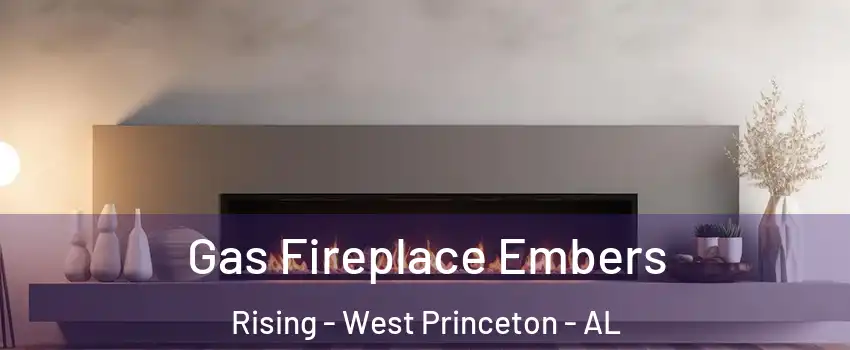 Gas Fireplace Embers Rising - West Princeton - AL