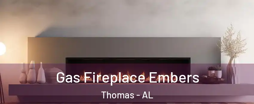 Gas Fireplace Embers Thomas - AL
