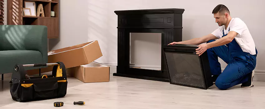 Old Rusted Metal Fireplace Repair And Replacement in West End, AL