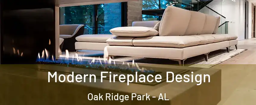 Modern Fireplace Design Oak Ridge Park - AL