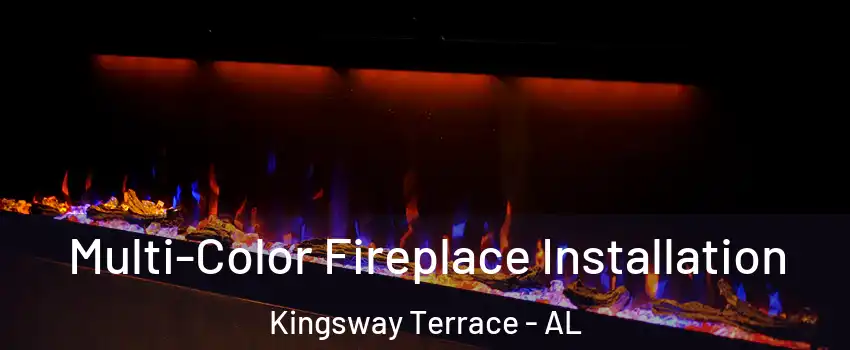 Multi-Color Fireplace Installation Kingsway Terrace - AL