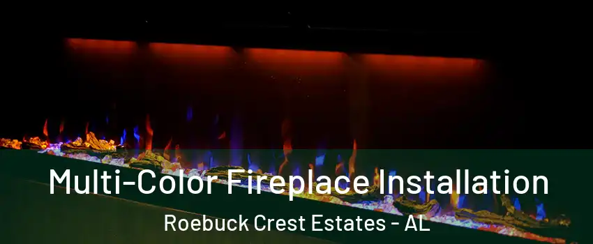 Multi-Color Fireplace Installation Roebuck Crest Estates - AL