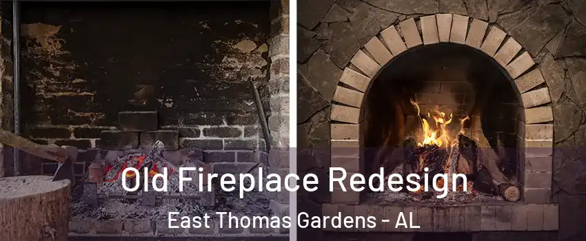 Old Fireplace Redesign East Thomas Gardens - AL