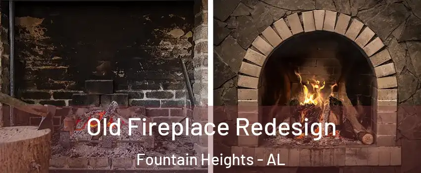 Old Fireplace Redesign Fountain Heights - AL