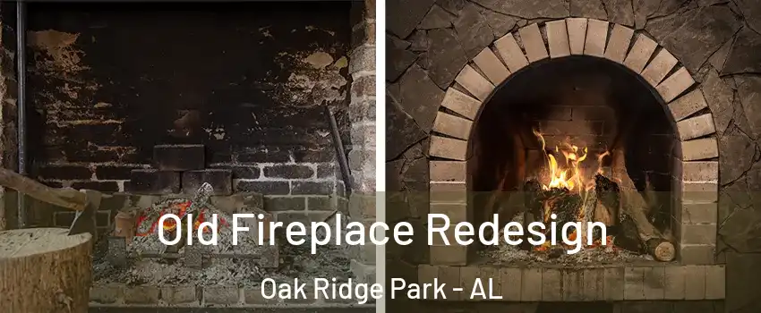 Old Fireplace Redesign Oak Ridge Park - AL