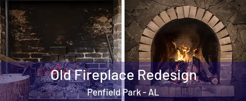 Old Fireplace Redesign Penfield Park - AL