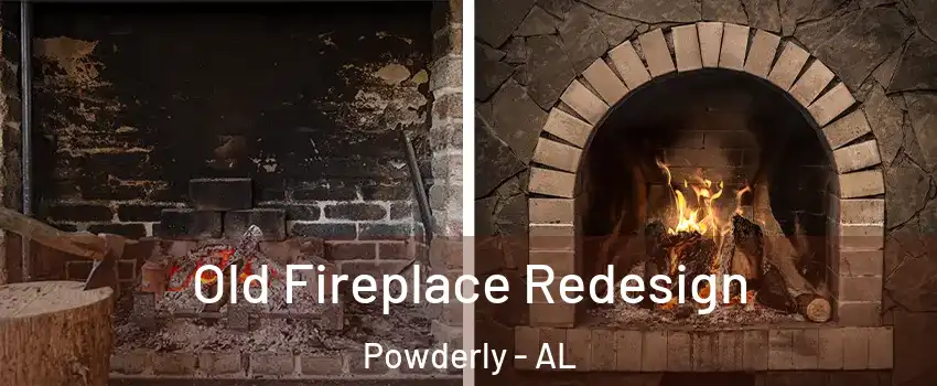 Old Fireplace Redesign Powderly - AL