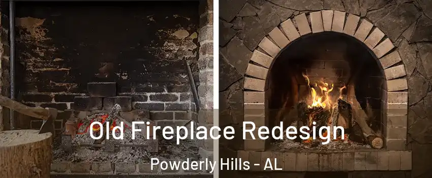 Old Fireplace Redesign Powderly Hills - AL