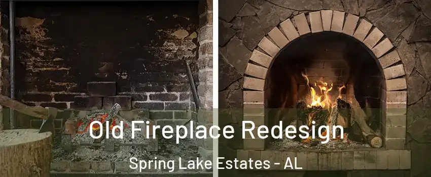 Old Fireplace Redesign Spring Lake Estates - AL