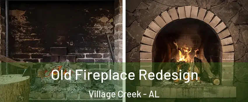 Old Fireplace Redesign Village Creek - AL
