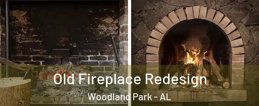 Old Fireplace Redesign Woodland Park - AL