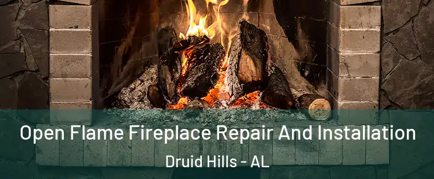 Open Flame Fireplace Repair And Installation Druid Hills - AL