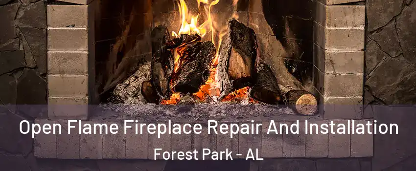 Open Flame Fireplace Repair And Installation Forest Park - AL