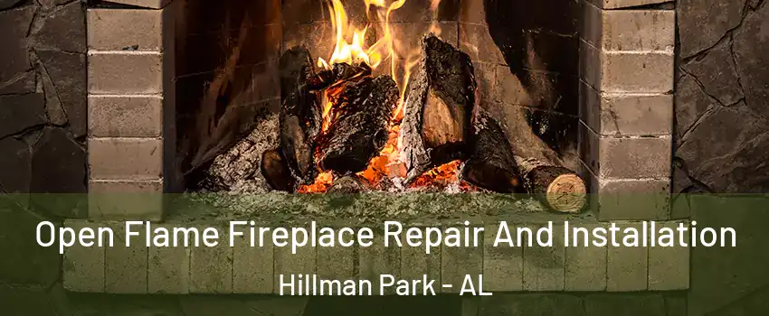 Open Flame Fireplace Repair And Installation Hillman Park - AL