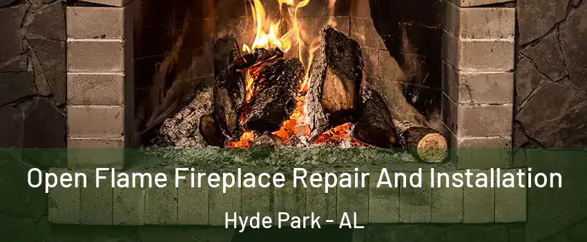 Open Flame Fireplace Repair And Installation Hyde Park - AL