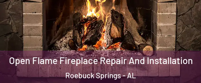 Open Flame Fireplace Repair And Installation Roebuck Springs - AL