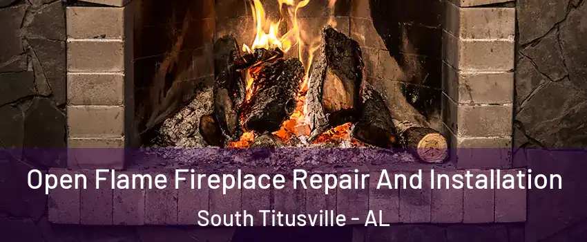Open Flame Fireplace Repair And Installation South Titusville - AL