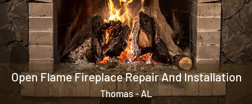 Open Flame Fireplace Repair And Installation Thomas - AL