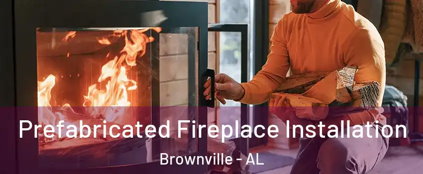 Prefabricated Fireplace Installation Brownville - AL