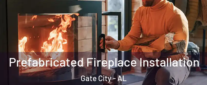 Prefabricated Fireplace Installation Gate City - AL