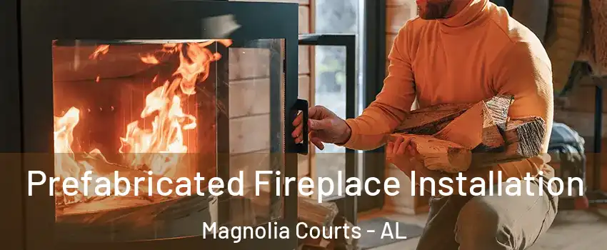 Prefabricated Fireplace Installation Magnolia Courts - AL