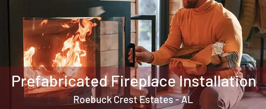 Prefabricated Fireplace Installation Roebuck Crest Estates - AL