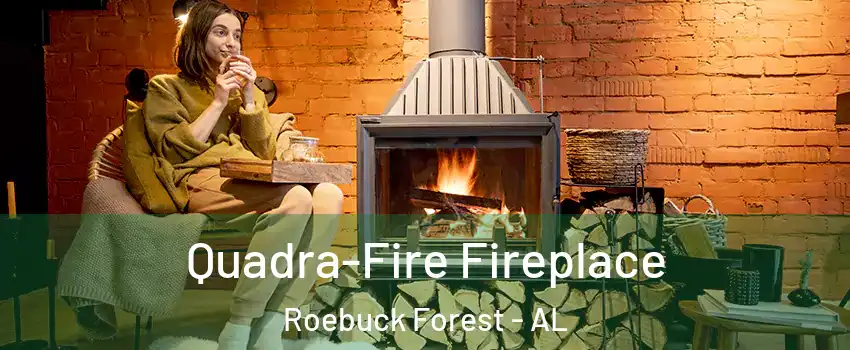 Quadra-Fire Fireplace Roebuck Forest - AL