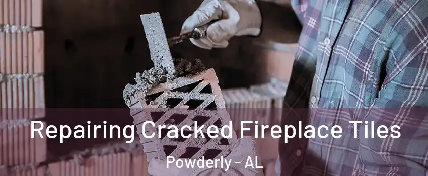 Repairing Cracked Fireplace Tiles Powderly - AL