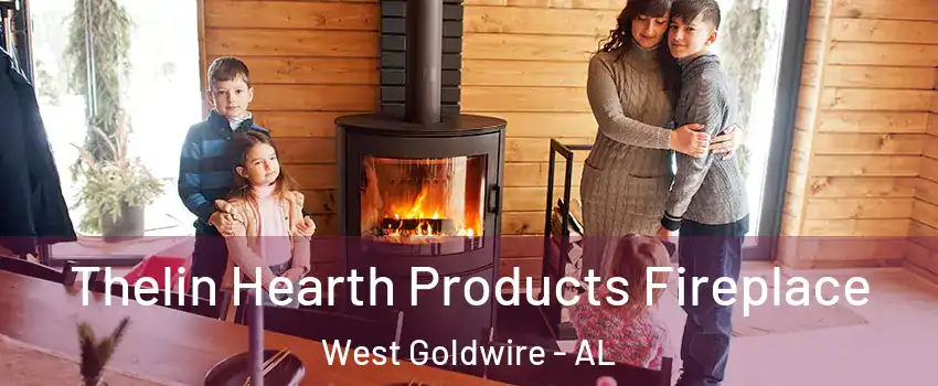 Thelin Hearth Products Fireplace West Goldwire - AL