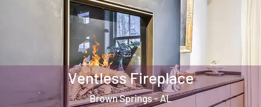 Ventless Fireplace Brown Springs - AL