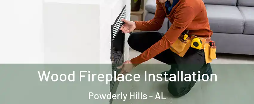Wood Fireplace Installation Powderly Hills - AL